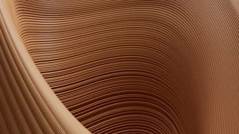 3D animation of smooth lines forming an intricate pattern that fills the frame. Video stock 335579881
