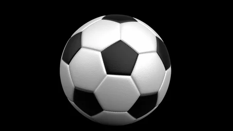3D animation of the soccer ball Video stock 88483965
