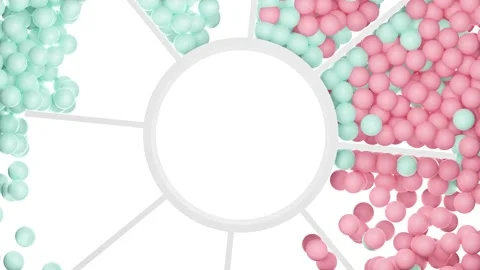 3D Animation with a space for a text Stock Footage 152111976