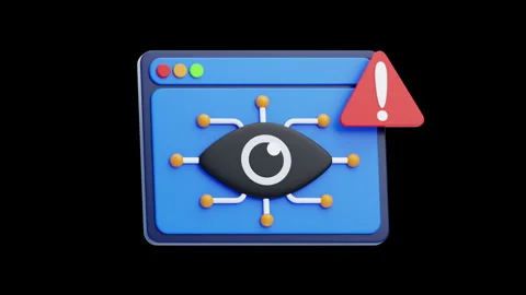 3D Animation of Spyware on Alpha Channel Stock Footage 287088670