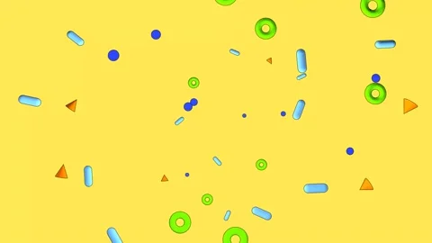 3D animation in the style of the 90s. Stock Footage 191991947