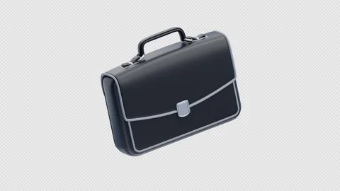 3D Animation of Suitcase for office worker Stock Footage 296629985