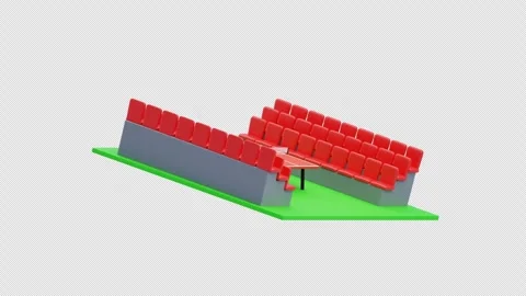 3D Animation of Table Tennis Stadium Stock Footage 300630049