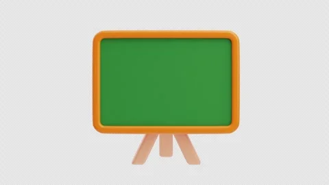 3D Animation of Teachers Day Message Board Stock Footage 311306138