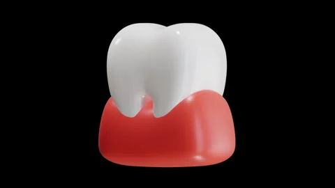 3D Animation of Teeth Stock Footage 286932616