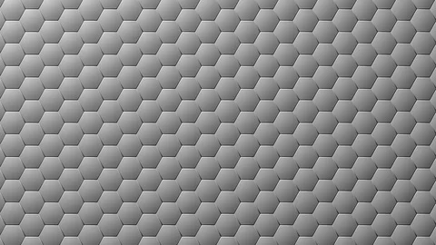 3d animation texture of hexagons in motion Slow motion honeycombs. Video stock 122377651