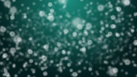 3d animation on the theme of covid 19. Stock Footage 163238197