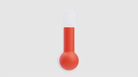 3d animation of thermometer Stock Footage 320062990
