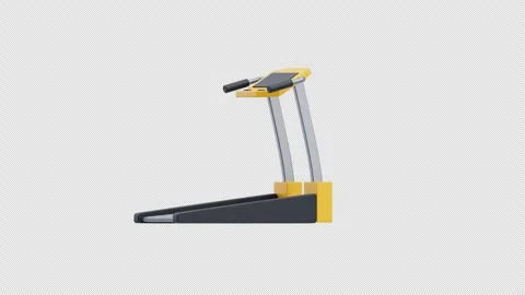3D Animation of Treadmill Stock Footage 298842855