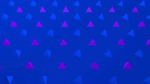 3D Animation Triangles Blue and Purple Stock Footage 113331562