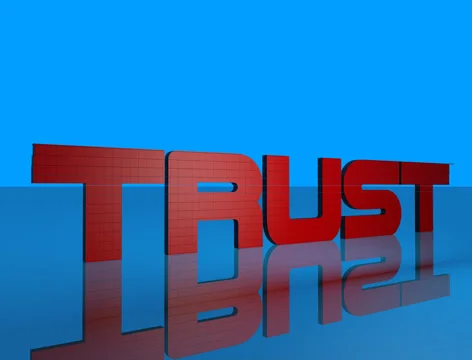 3d animation Trust text 스톡 동영상 67898806