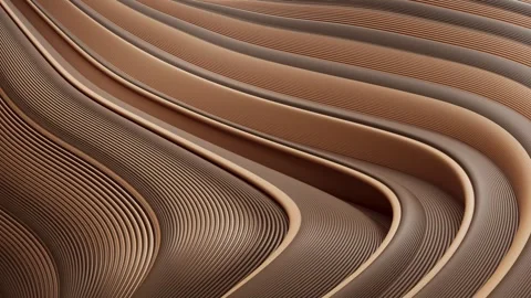 A 3D animation of two-colored lines forming an ornament that fills the screen. Stock Footage 312111367