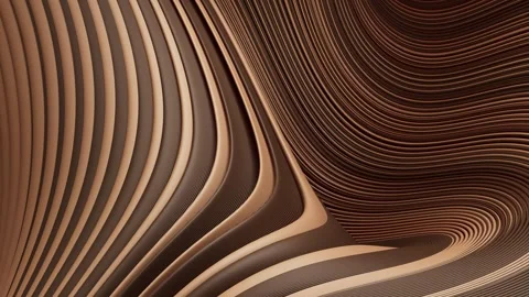 A 3D animation of two-colored lines forming an ornament that fills the screen. Video stock 312111550