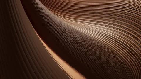 A 3D animation of two-colored lines forming an ornament that fills the screen. Stock Footage 322913615