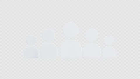 3D Animation of User Icon Stock Footage 311206565