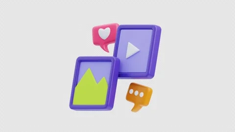 3D Animation of Video Marketing Stock Footage 311921708