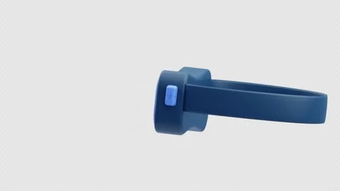 3D animation of virtual reality headset Stock Footage 331355470