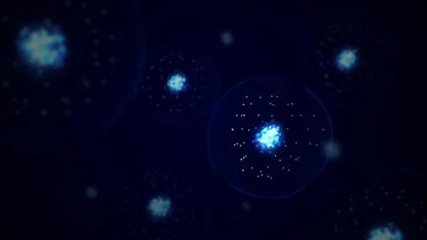 3d animation of virus cells 스톡 동영상 259355365