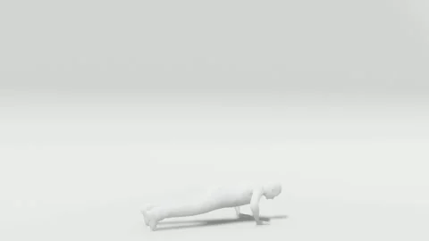 3D animation walking Stock Footage 300410359