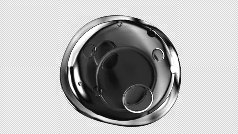 3D Animation Water Drops,Transparent Background Stock Footage 164697990