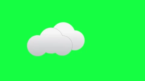 3d animation weather icon and isolated background Video stock 257762955