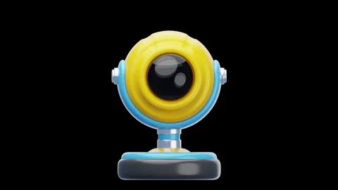 3D Animation of Web Camera Stock Footage 287059565