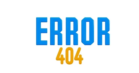 3D animation of web resource error icon.... | Stock Video | Pond5