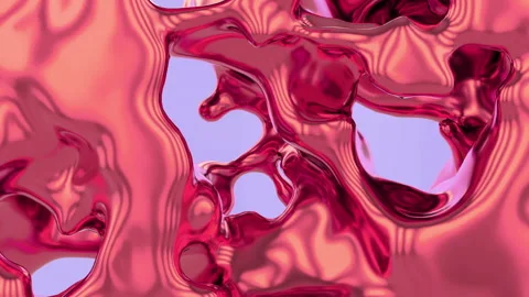 3d animation of weightless substance or liquid metal background. Stock Footage 120926120