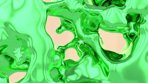 3d animation of weightless substance or liquid metal background. Stock Footage 120927879