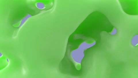 3d animation of weightless substance or pastel colored liquid cream background. Stock Footage 121038742