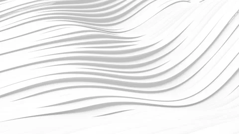 3D animation of White, gray, black wavy stripes background waving and swaying. Stock Footage 143359757