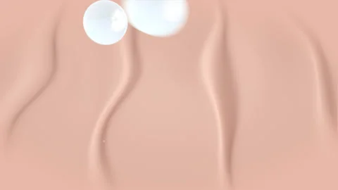 3d animation white serum showcombination vitamins, reduce wrinkles , glowing ski Stock Footage 155138023