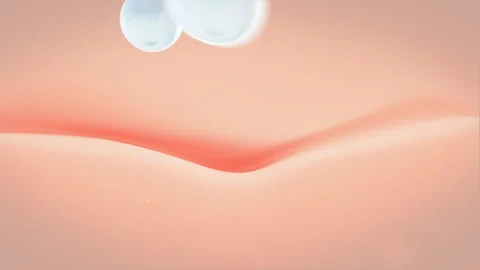 3d animation white serum showcombination vitamins, reduce wrinkles  Video stock 157085920