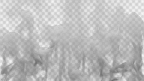 3D animation of white smoke. File contains Alpha Channel. Video stock 282529540