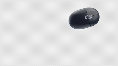 3D Animation of Wireless Mouse Stock Footage 296589446