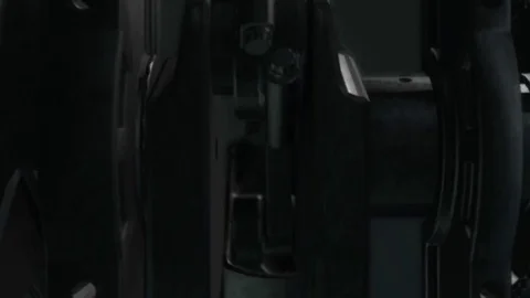 3D animation of a working V8 engine. Stock Footage 76325494