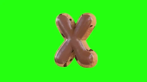 3d animation of the X letter recreating ... | Stock Video | Pond5