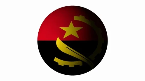 3d animations of balls, angola. Vídeos de archivo 76377570