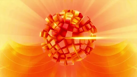 3D Arcade Disco Ball Colours of Fire VJ Loop Background 4K 60 FPS  Stock Footage 268428457