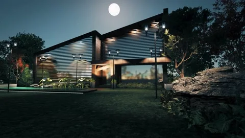 3D architecture model Stock Footage 139231650