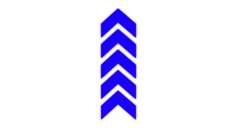 3d arrow icon swipe up animation black background. UP Directional Arrow Loo.. Stock Footage 327758072
