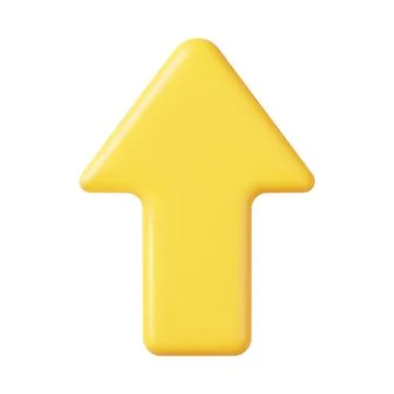 3d Arrow pointer, mouse cursor. Illustrazione stock