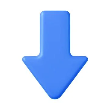 3d Arrow pointer, mouse cursor. Stock Illustration