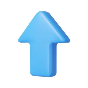 3d Arrow pointer, mouse cursor. Stock Illustration