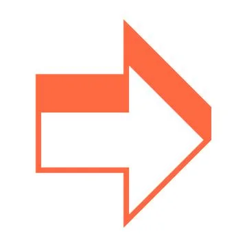 3D Arrow Sign Three Dimensional Icon 스톡 일러스트