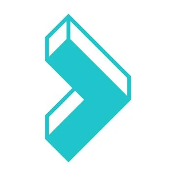 3D Arrow Sign Three Dimensional Icon Illustrazione stock