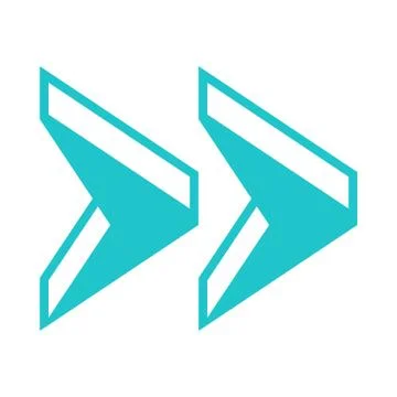 3D Arrow Sign Three Dimensional Icon Illustrazione stock