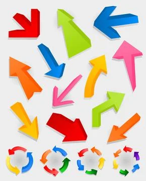 3D arrow2 Stock Photos