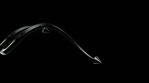 3D Arrows 01 (HD) Stock Footage 11902285