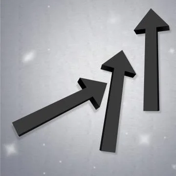 3d arrows background Stock Illustration